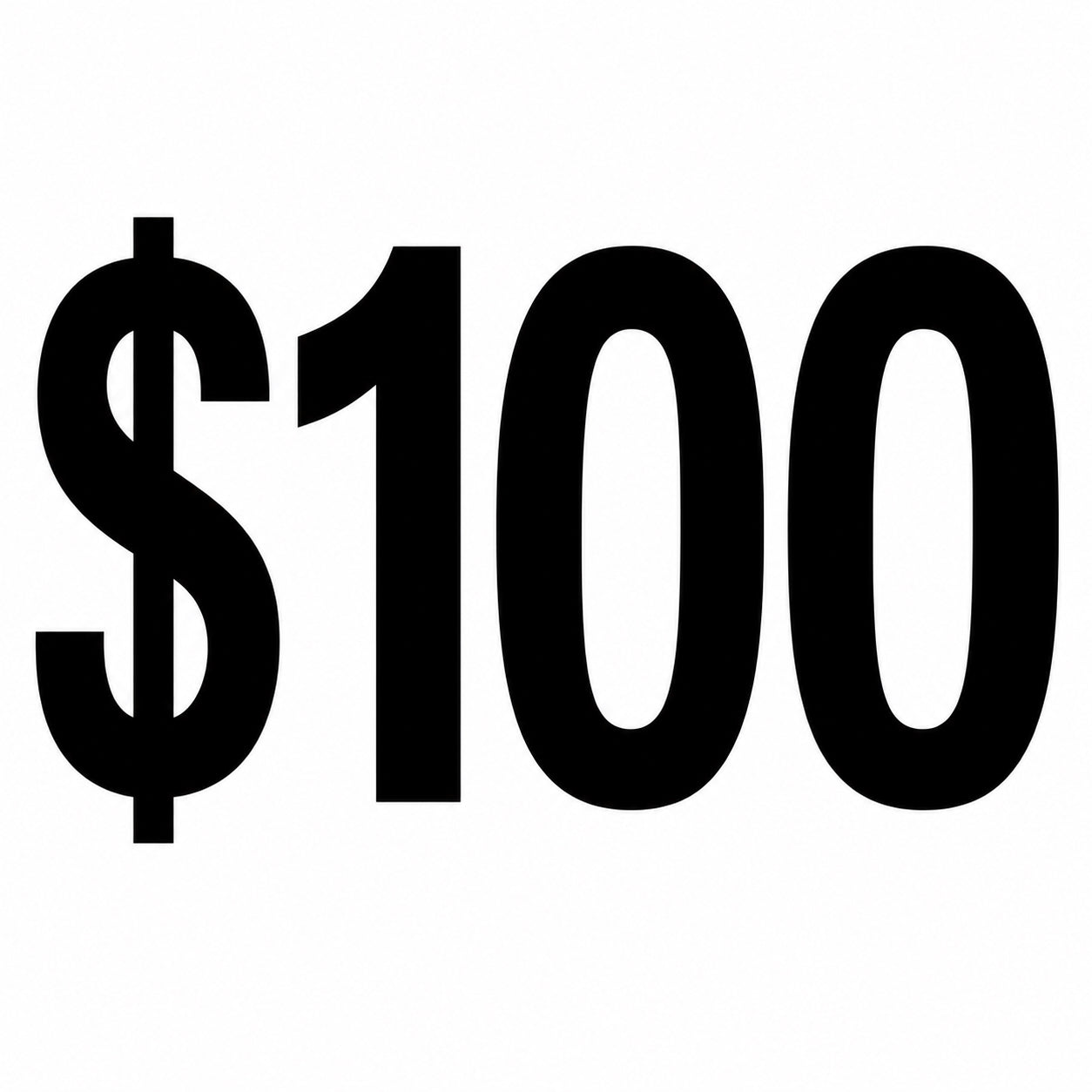 $100 Dollar Donation