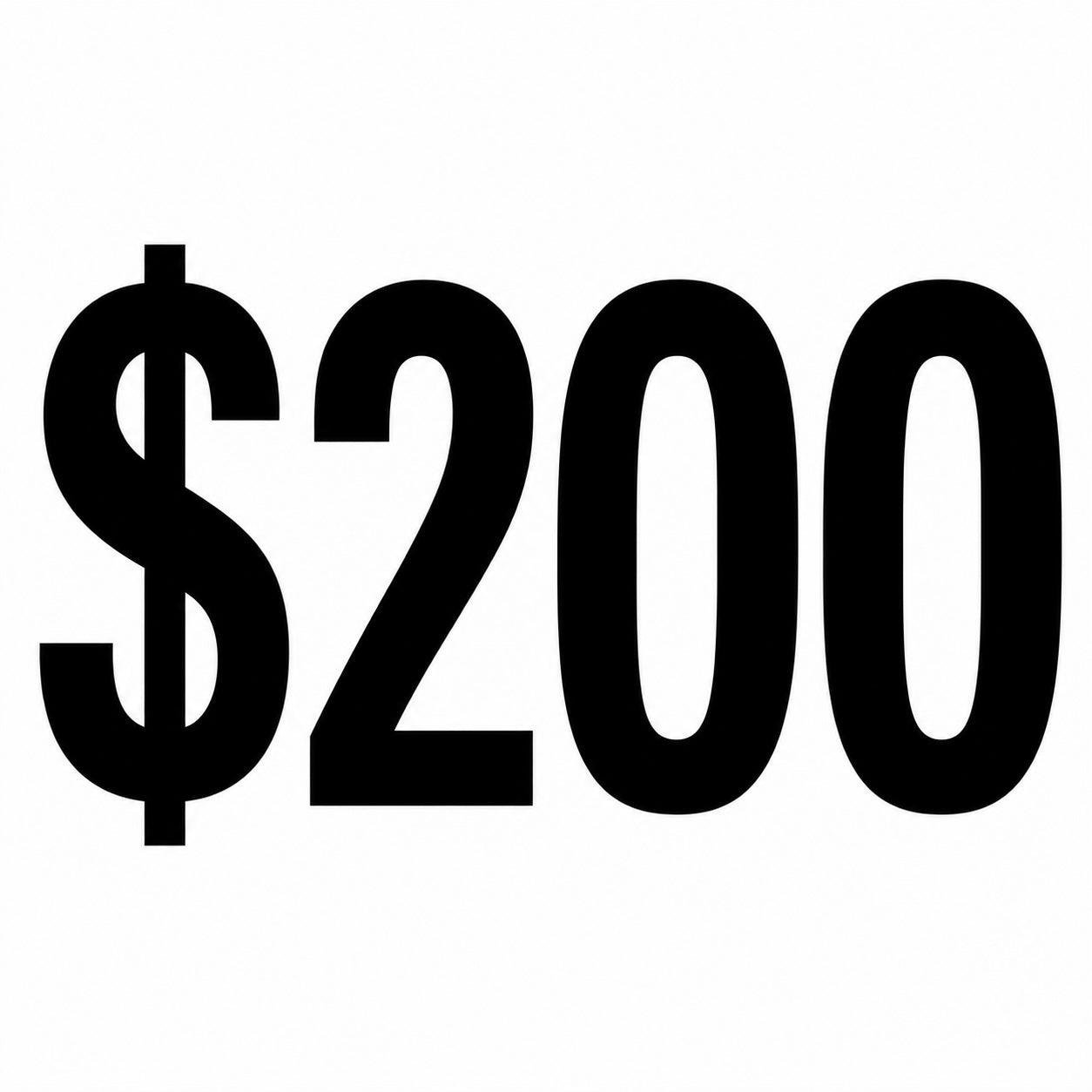 $200 Dollar Donation